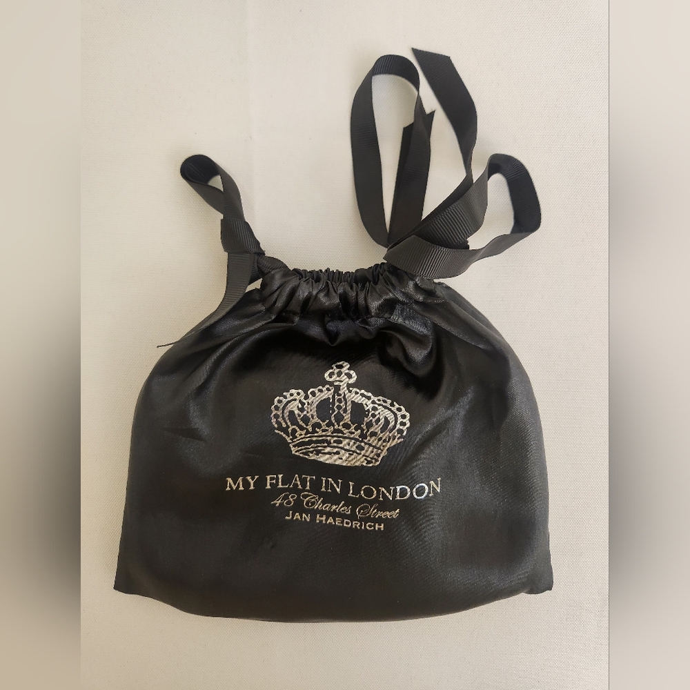 My Flat in London Black Drawstring Bag - Picture 8 of 9